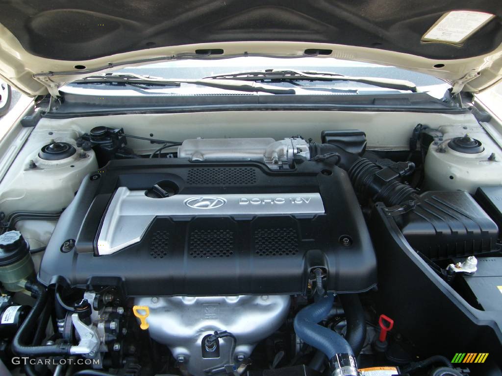 2006 Elantra GLS Sedan - Champagne Beige / Gray photo #8