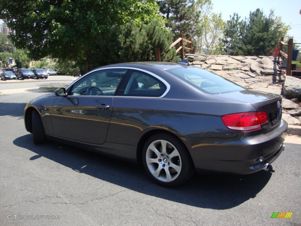 2008 3 Series 335xi Coupe - Sparkling Graphite Metallic / Black photo #5