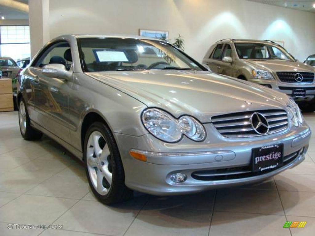 2005 CLK 320 Coupe - Pewter Metallic / Charcoal photo #1