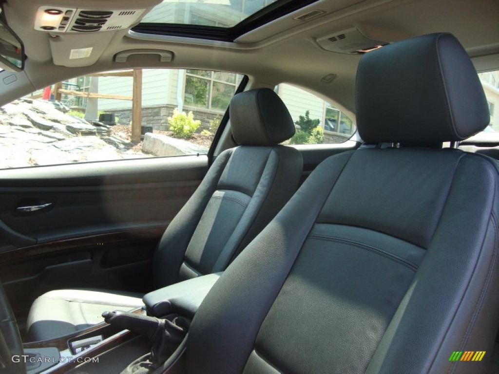 2008 3 Series 335xi Coupe - Sparkling Graphite Metallic / Black photo #28
