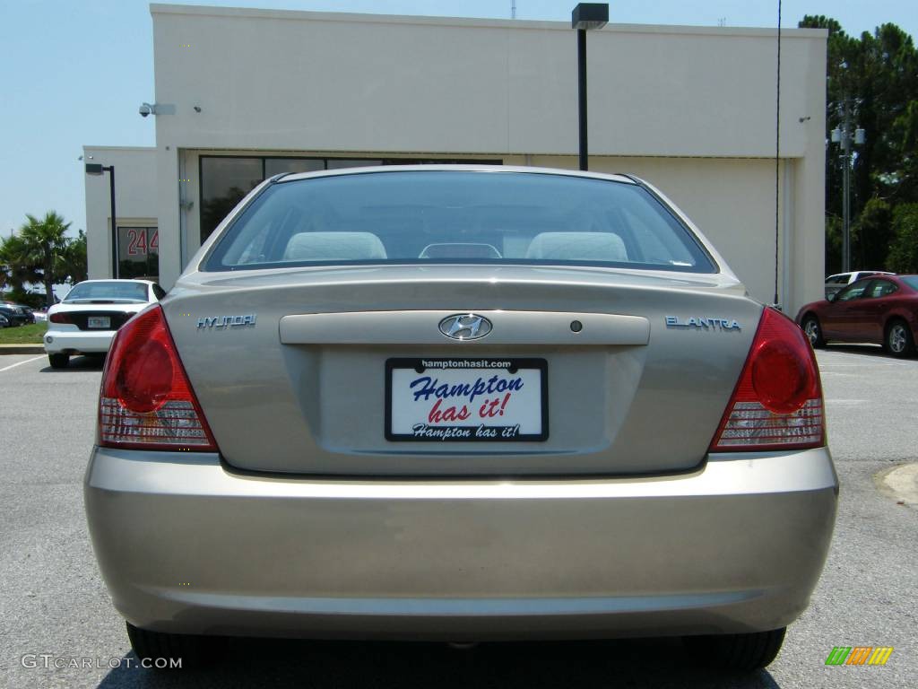 2006 Elantra GLS Sedan - Champagne Beige / Gray photo #11