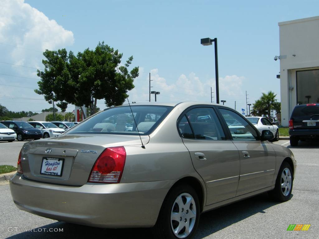 2006 Elantra GLS Sedan - Champagne Beige / Gray photo #12