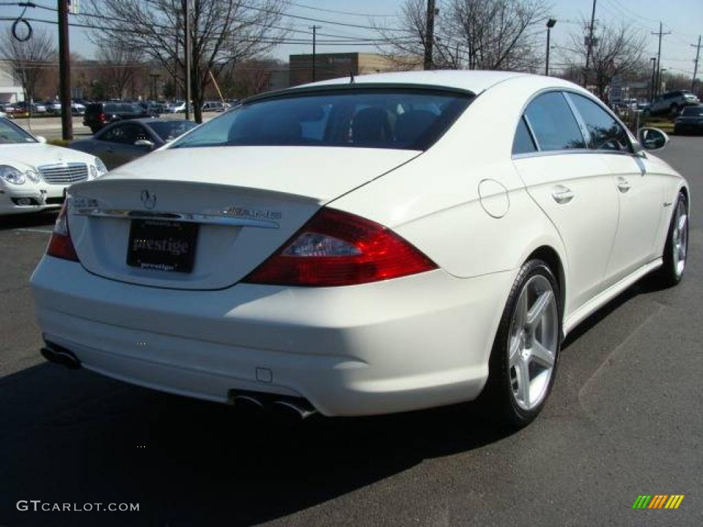 2006 CLS 55 AMG - Alabaster White / Cashmere Beige photo #4