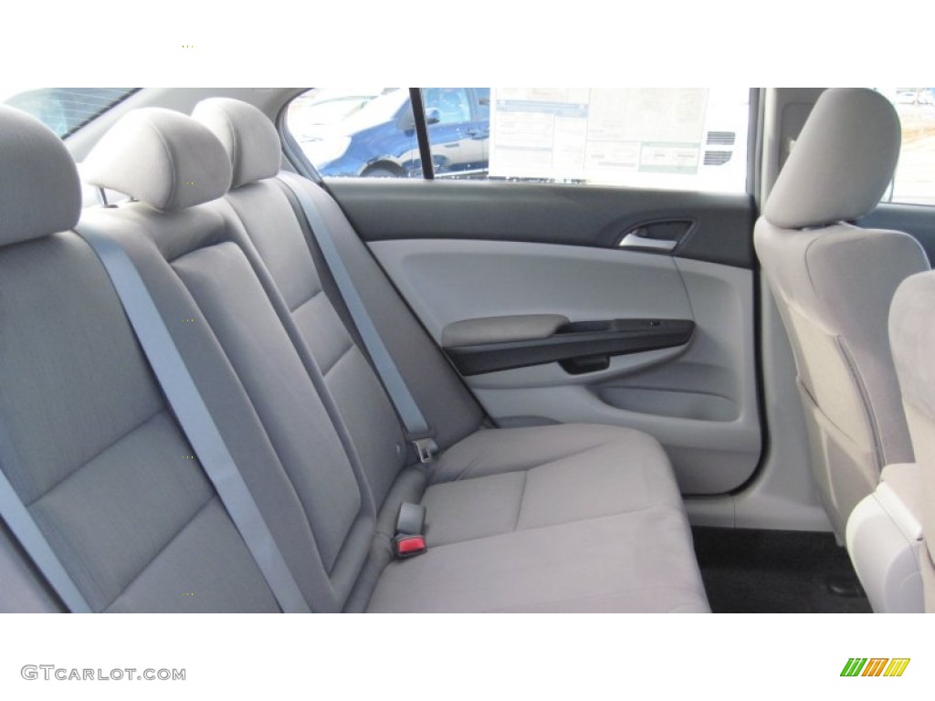 2012 Accord LX Premium Sedan - Polished Metal Metallic / Gray photo #17