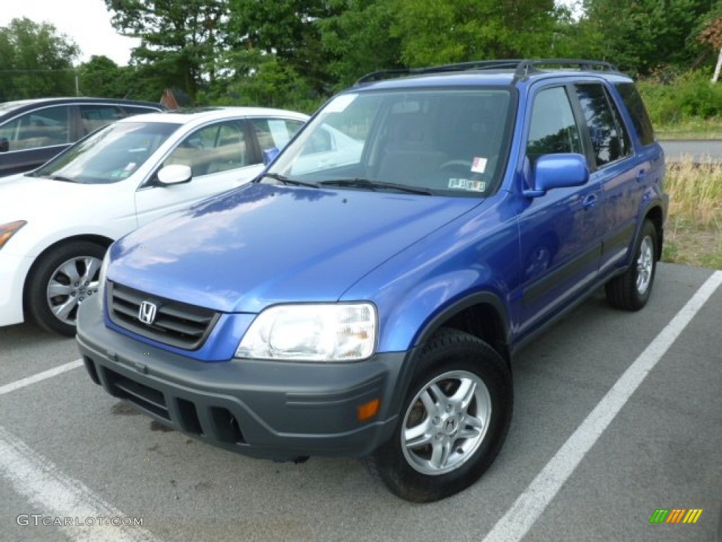 2000 Electron Blue Pearl Honda CRV EX 4WD 67713282 Photo 3 Car Color Galleries