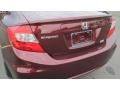 2012 Crimson Pearl Honda Civic LX Sedan  photo #15