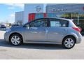 2012 Magnetic Gray Metallic Nissan Versa 1.8 SL Hatchback  photo #2