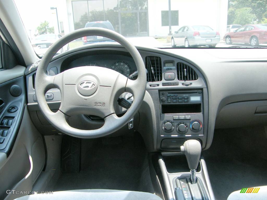 2006 Elantra GLS Sedan - Champagne Beige / Gray photo #22