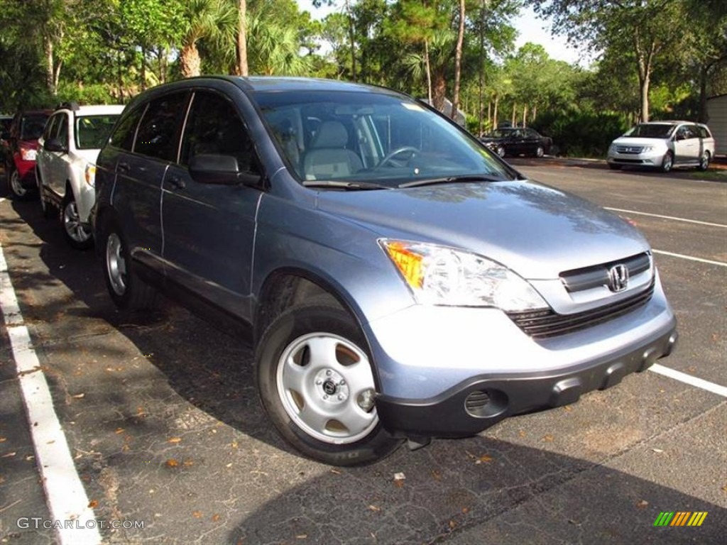 2009 CR-V LX - Glacier Blue Metallic / Gray photo #1