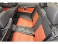 2012 BMW M3 Fox Red/Black/Black Interior Rear Seat Photo