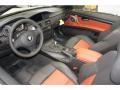 2012 BMW M3 Fox Red/Black/Black Interior Prime Interior Photo