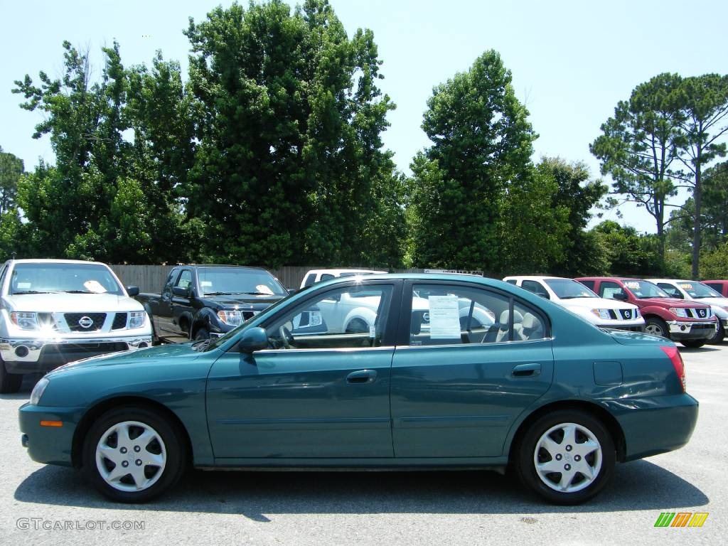 2006 Elantra GLS Sedan - Spruce Green / Gray photo #2