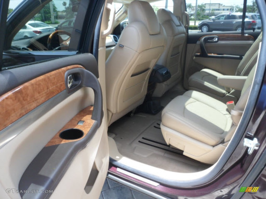 2008 Enclave CXL - Dark Crimson Metallic / Cashmere/Cocoa photo #13