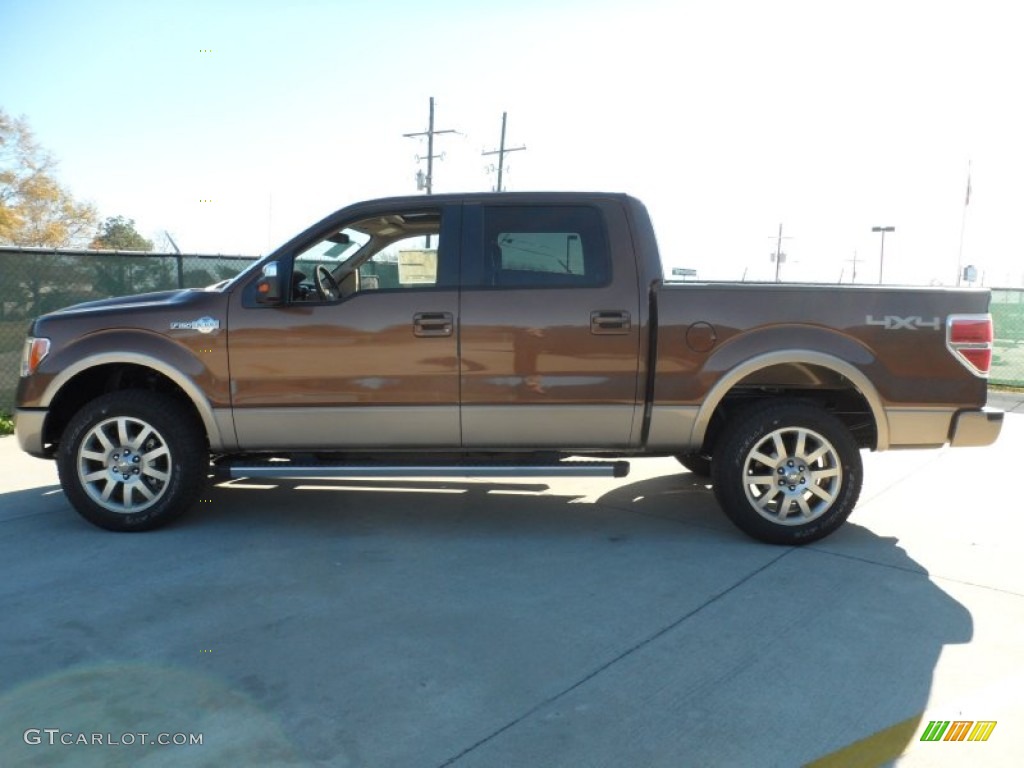 2012 F150 King Ranch SuperCrew 4x4 - Golden Bronze Metallic / King Ranch Chaparral Leather photo #6