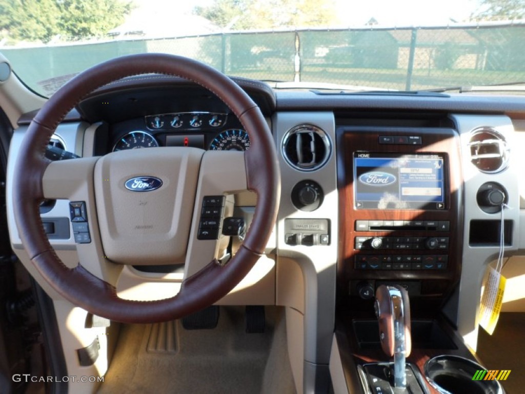 2012 F150 King Ranch SuperCrew 4x4 - Golden Bronze Metallic / King Ranch Chaparral Leather photo #29