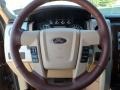 2012 Ford F150 King Ranch Chaparral Leather Interior Steering Wheel Photo