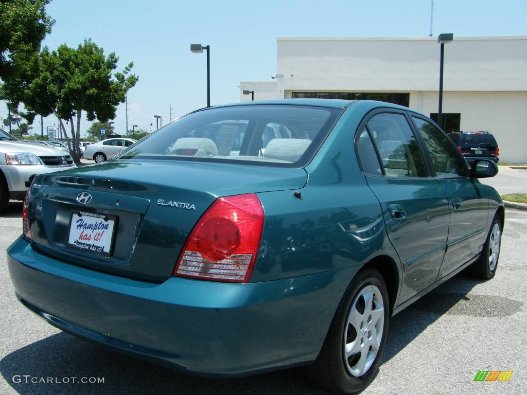 2006 Elantra GLS Sedan - Spruce Green / Gray photo #5