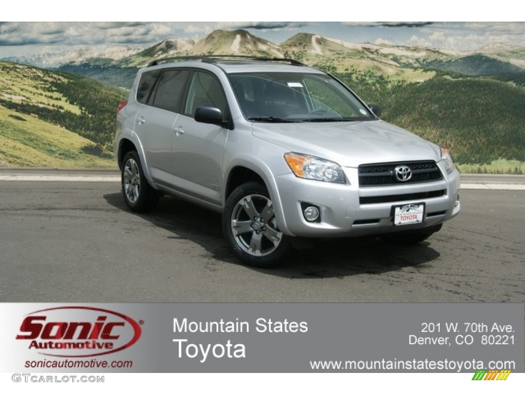 2012 RAV4 Sport 4WD - Classic Silver Metallic / Dark Charcoal photo #1