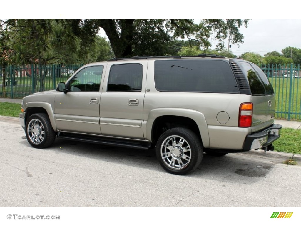 2001 Suburban 2500 LT - Light Pewter Metallic / Light Gray/Neutral photo #7