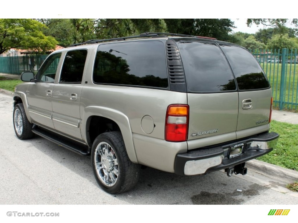 2001 Suburban 2500 LT - Light Pewter Metallic / Light Gray/Neutral photo #9