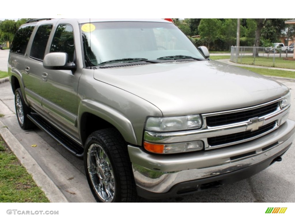 2001 Suburban 2500 LT - Light Pewter Metallic / Light Gray/Neutral photo #13