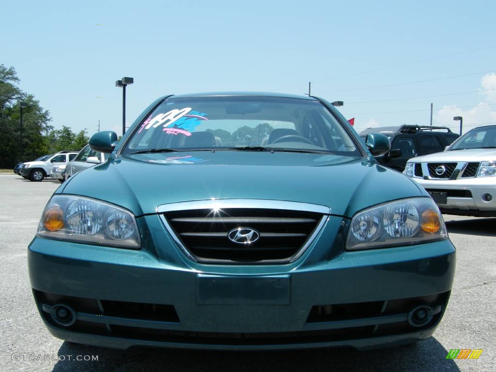 2006 Elantra GLS Sedan - Spruce Green / Gray photo #8