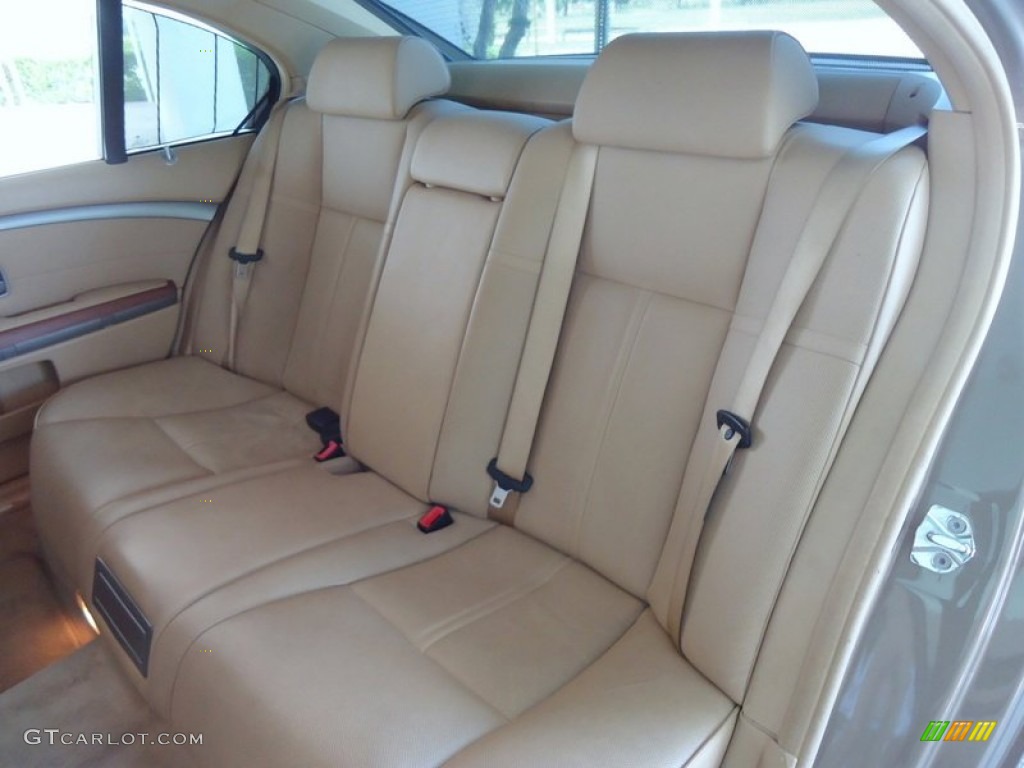 2004 BMW 7 Series 745Li Sedan Rear Seat Photo #67722542