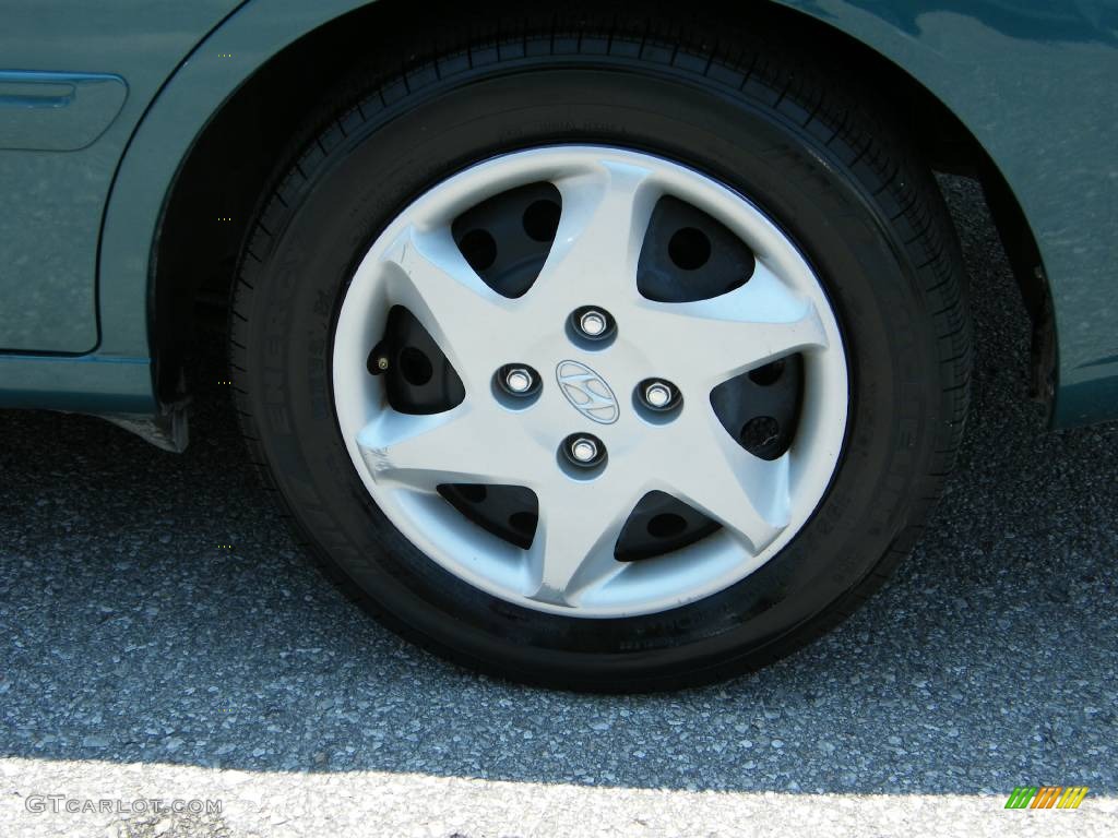 2006 Elantra GLS Sedan - Spruce Green / Gray photo #11