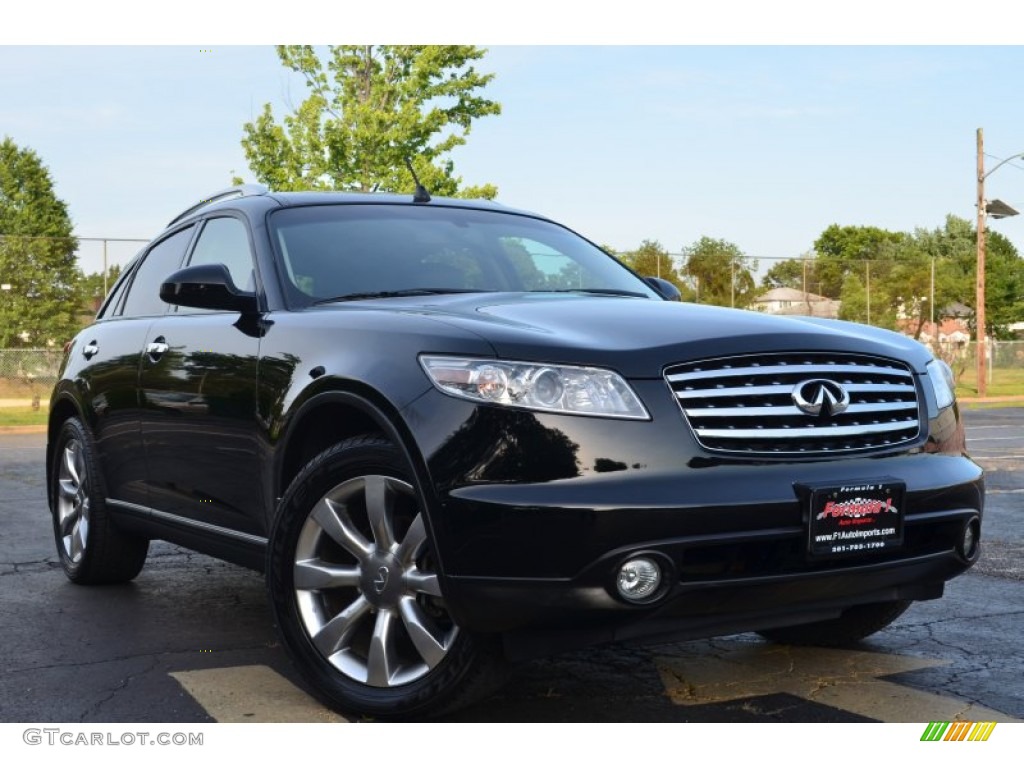 2004 FX 35 AWD - Black Obsidian / Graphite photo #1