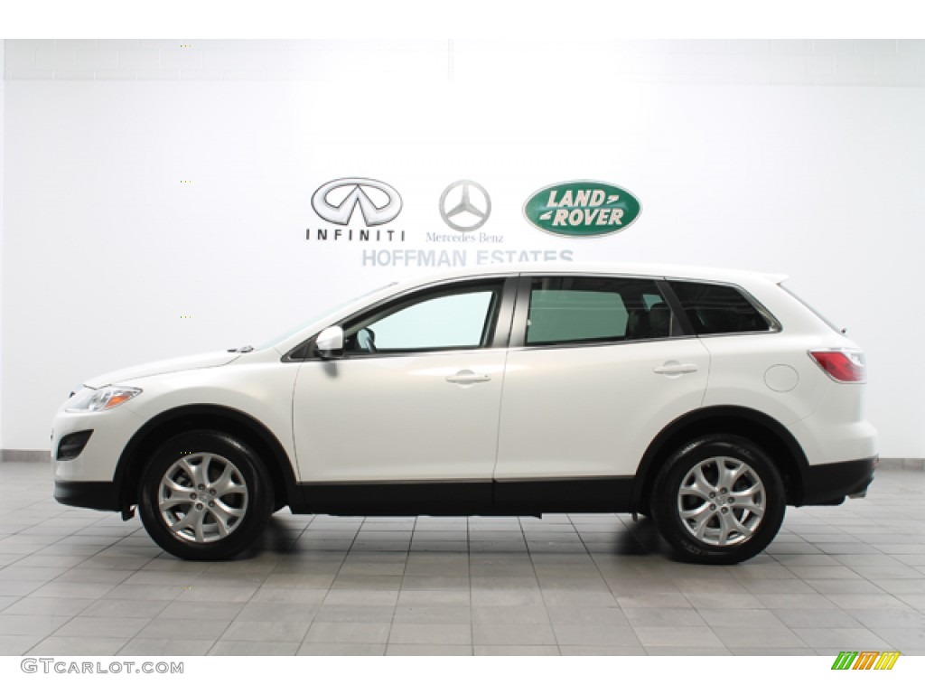 2011 CX-9 Touring AWD - Crystal White Pearl Mica / Sand photo #2