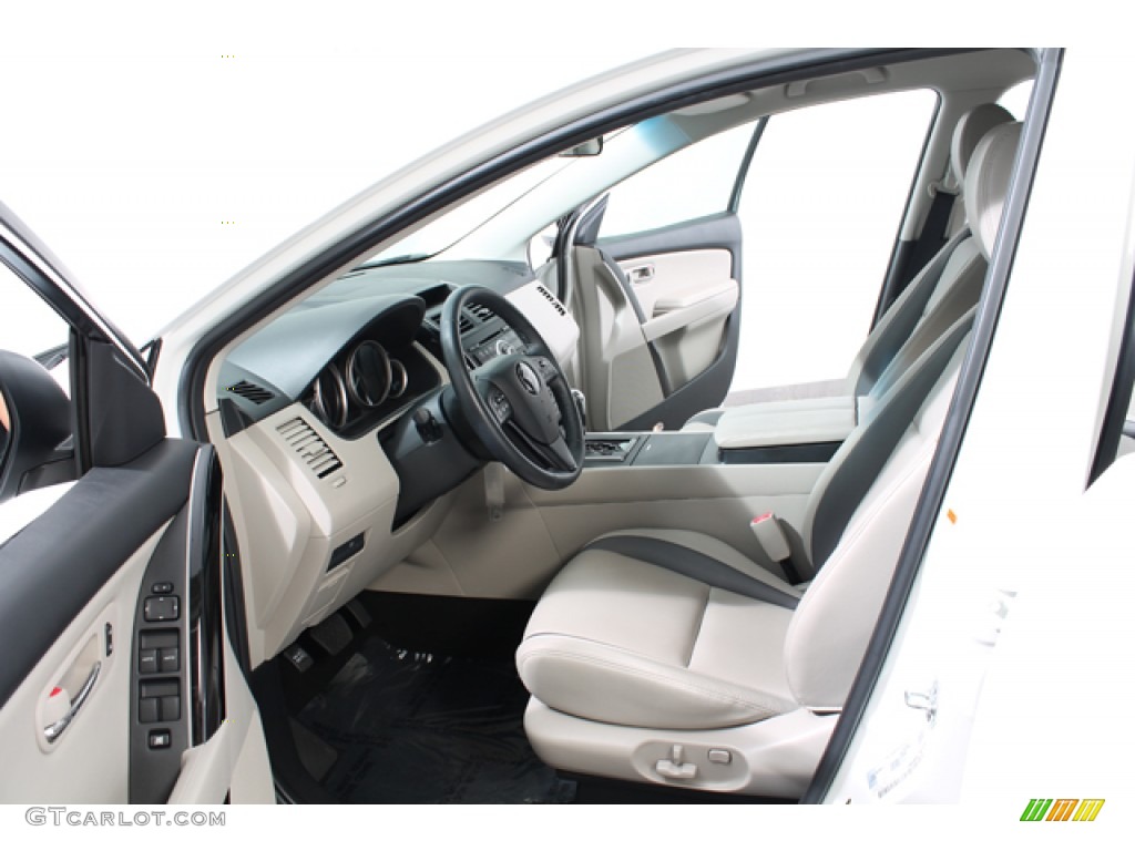 2011 CX-9 Touring AWD - Crystal White Pearl Mica / Sand photo #18