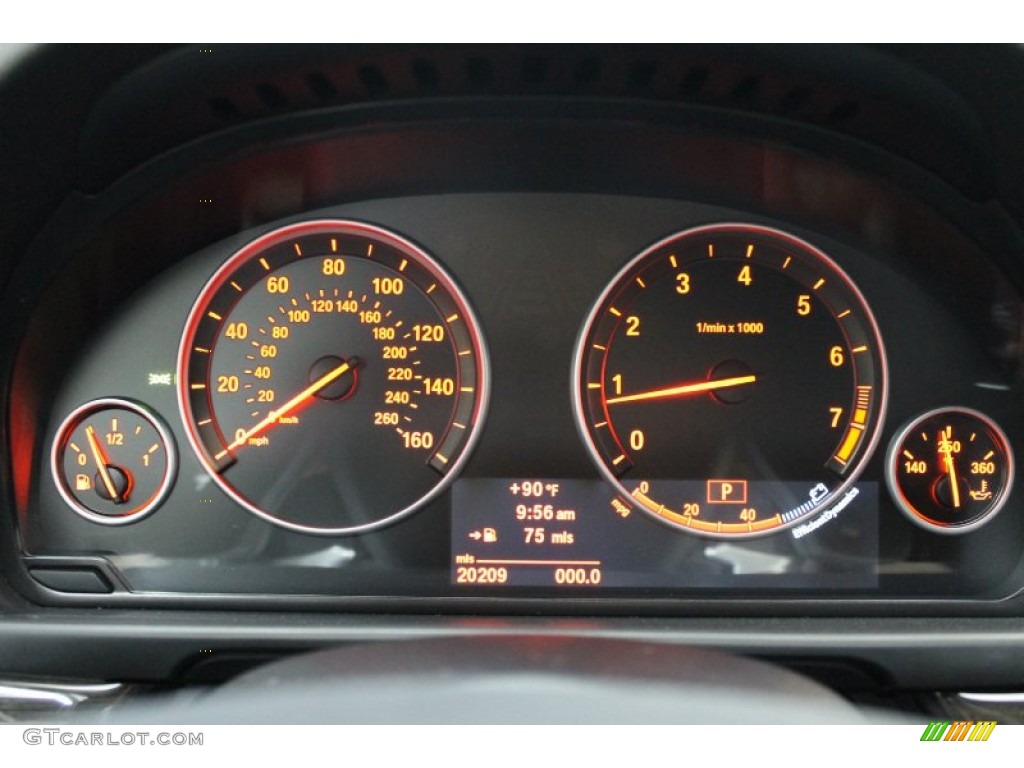 2011 BMW 5 Series 550i Sedan Gauges Photo #67724844