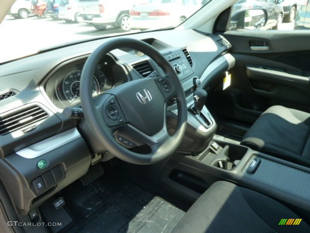 2012 CR-V EX 4WD - Urban Titanium Metallic / Black photo #16