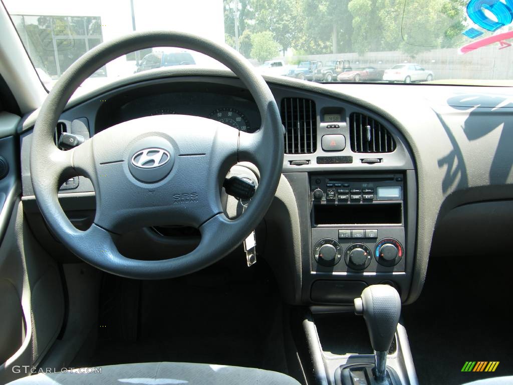 2006 Elantra GLS Sedan - Spruce Green / Gray photo #16