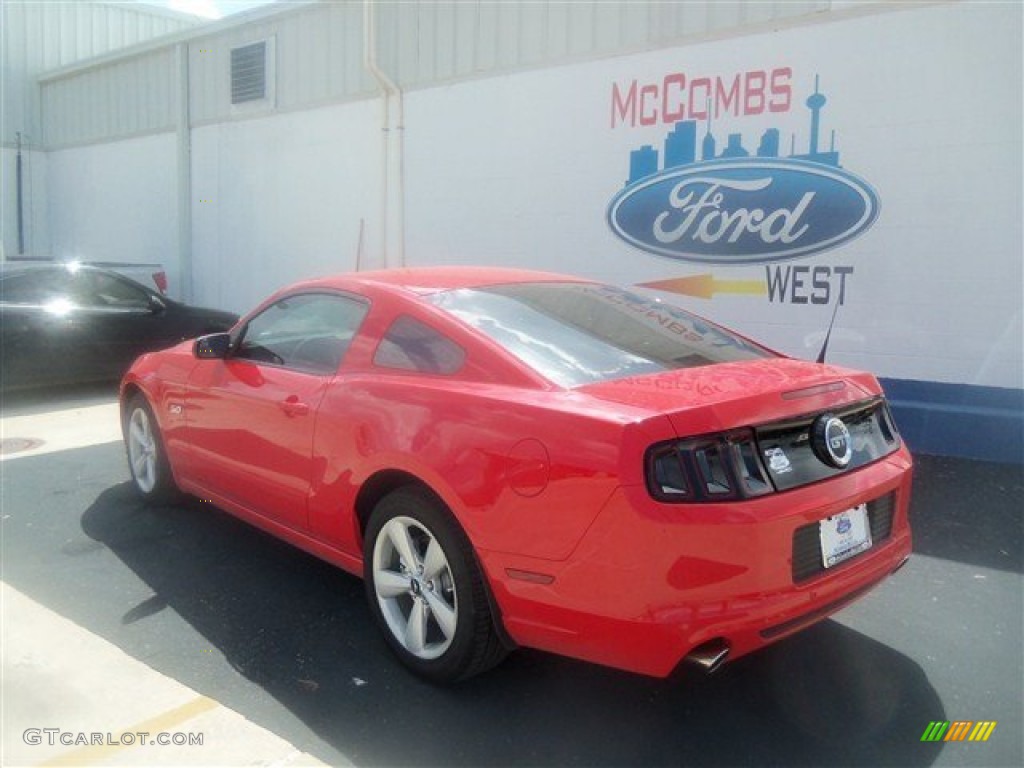 2013 Mustang GT Coupe - Race Red / Stone photo #3