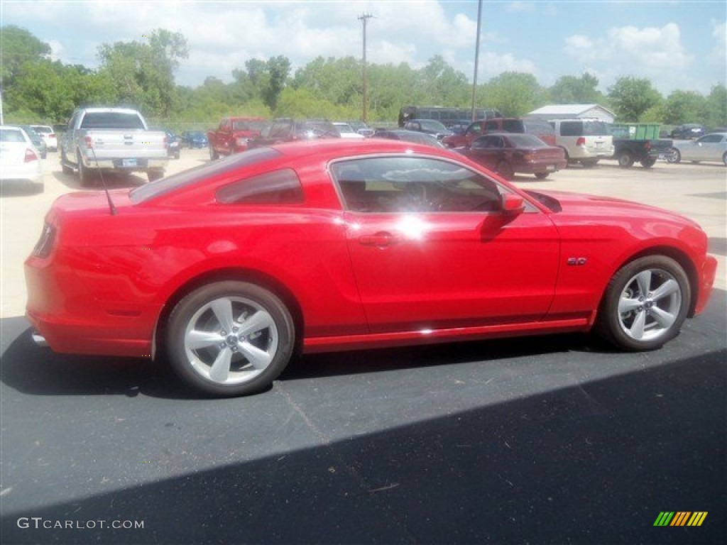 2013 Mustang GT Coupe - Race Red / Stone photo #6