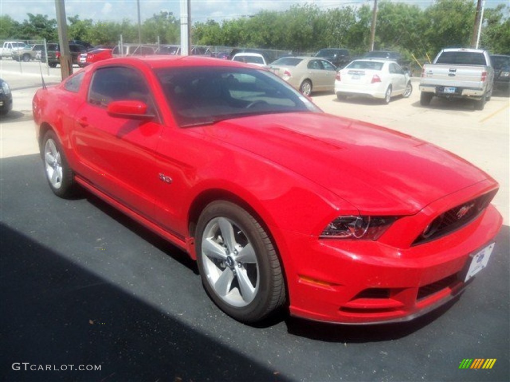 2013 Mustang GT Coupe - Race Red / Stone photo #7