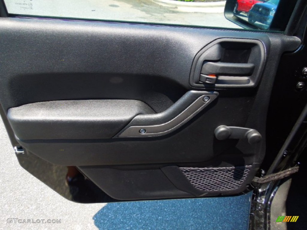 2012 Wrangler Sport 4x4 - Black / Black photo #11