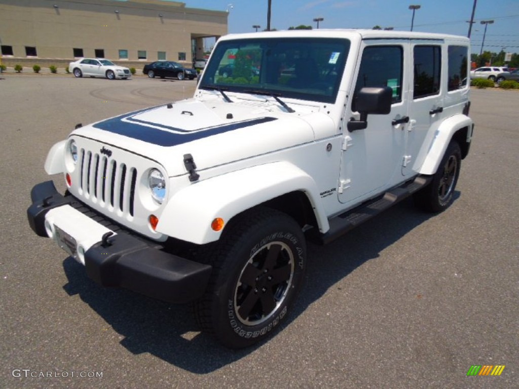 2012 Bright White Jeep Wrangler Unlimited Freedom Edition