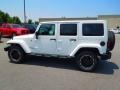 2012 Bright White Jeep Wrangler Unlimited Freedom Edition 4x4  photo #4