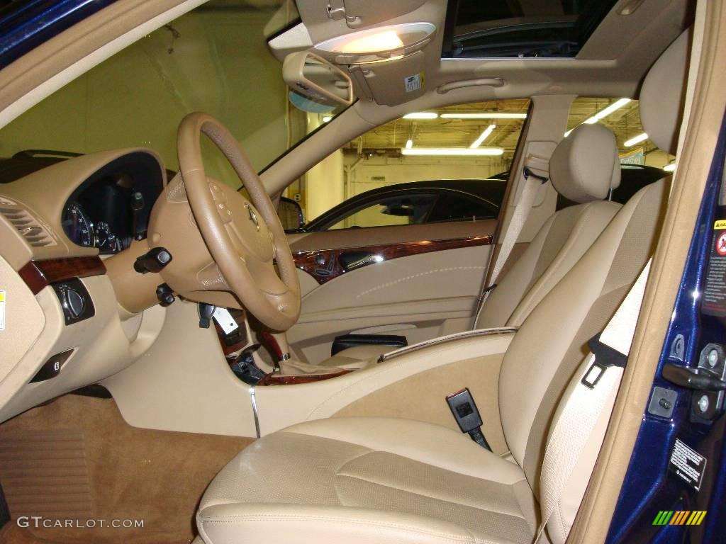 2007 E 350 4Matic Sedan - Capri Blue Metallic / Cashmere photo #11