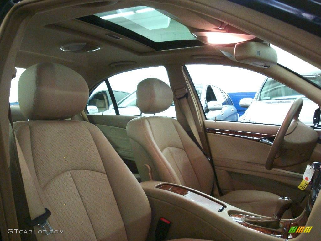2007 E 350 4Matic Sedan - Capri Blue Metallic / Cashmere photo #18