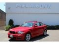 Crimson Red 2010 BMW 1 Series 128i Coupe