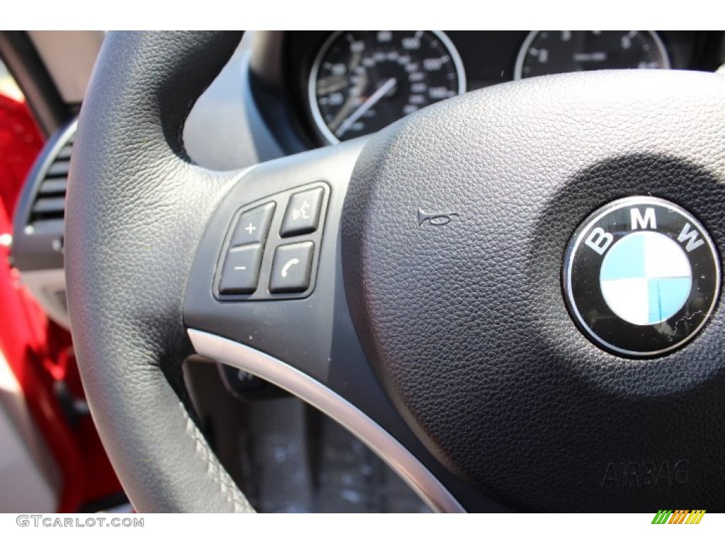 2010 1 Series 128i Coupe - Crimson Red / Taupe photo #16