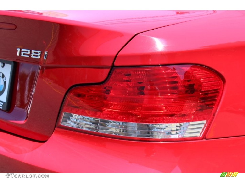 2010 1 Series 128i Coupe - Crimson Red / Taupe photo #21