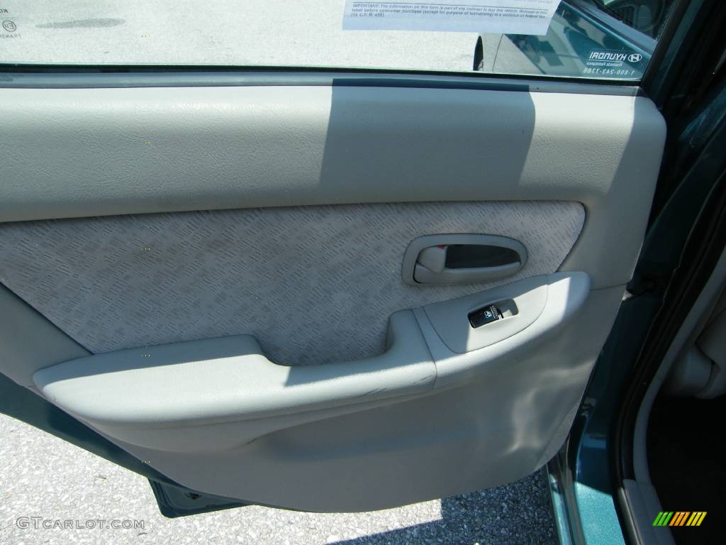 2006 Elantra GLS Sedan - Spruce Green / Gray photo #22