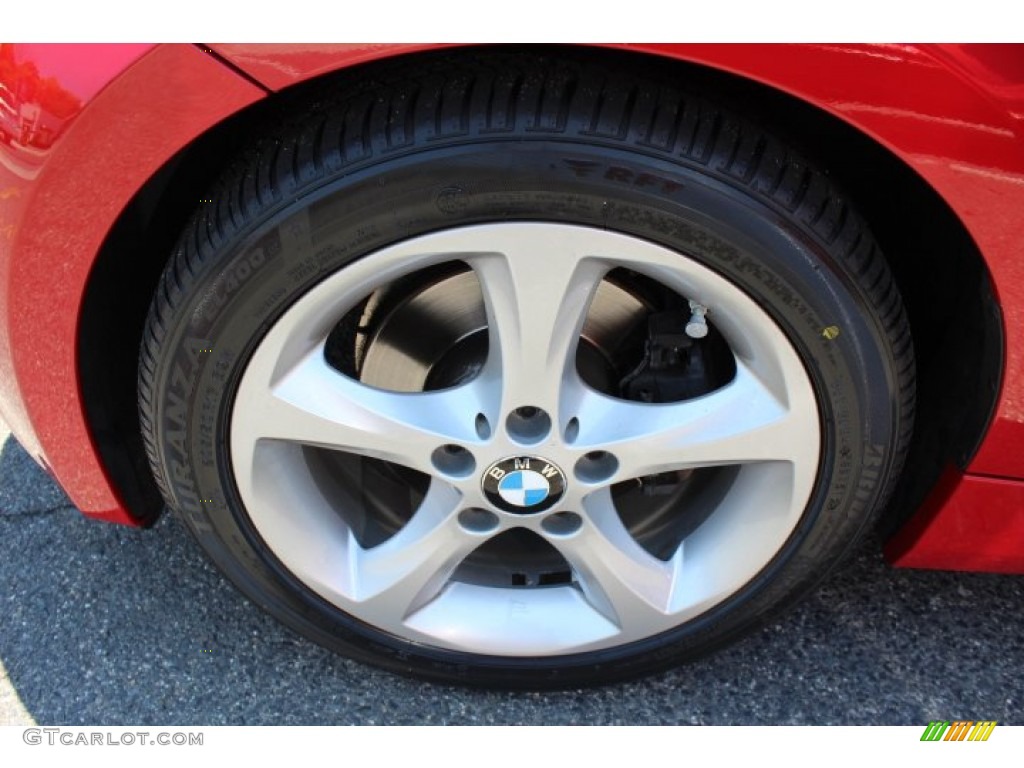 2010 1 Series 128i Coupe - Crimson Red / Taupe photo #30