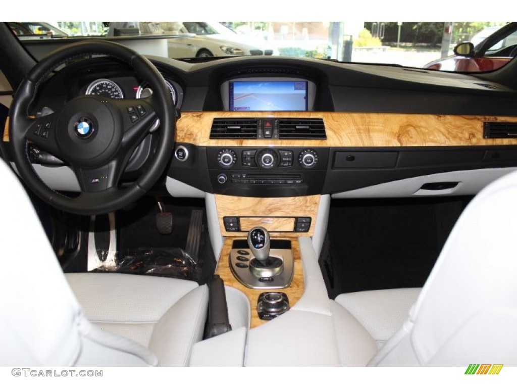 2010 BMW M5 Standard M5 Model Silverstone II Merino Leather Dashboard Photo #67729826