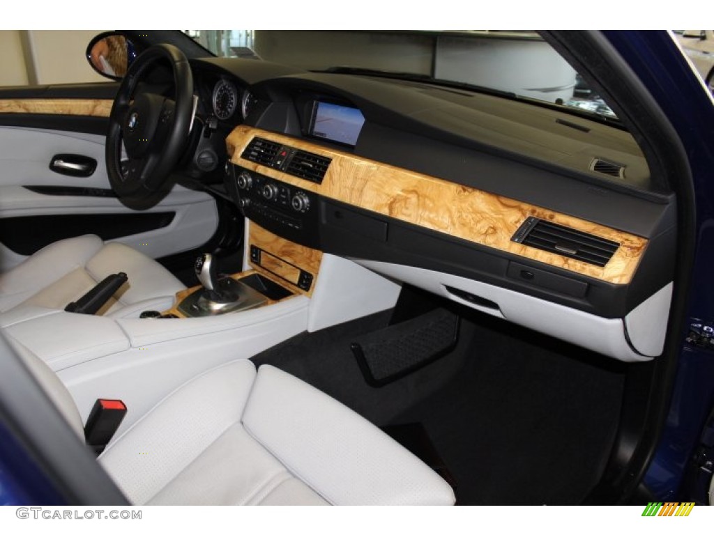 2010 BMW M5 Standard M5 Model Silverstone II Merino Leather Dashboard Photo #67729919