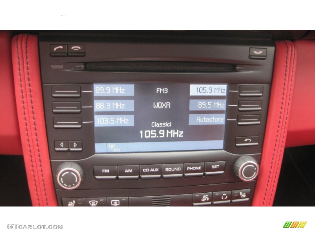 2011 Porsche Boxster Spyder Audio System Photos